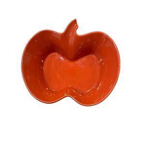 Chantal‎ Apple Serving Bowl 3 Cups/.72 ltr 2005 93-NPM15 8.5X6.5 Burnt Orange